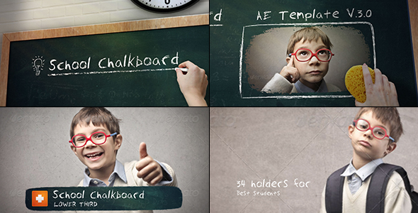 school chalkboard after effects free download